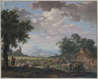 W 022
<br/>
Een zomermiddag
<br/>
<em>Meijer, Hendrik (1744-1793)</em>